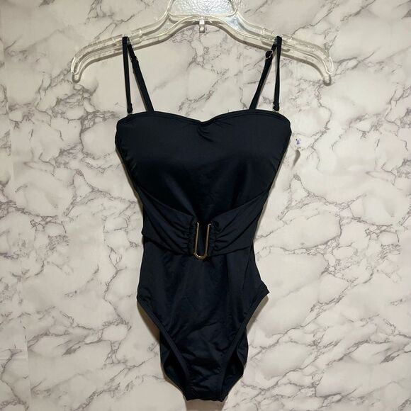 La Blanca ISLAND GODDESS Bandeau One-piece Swimsuit - Picture 5 of 12